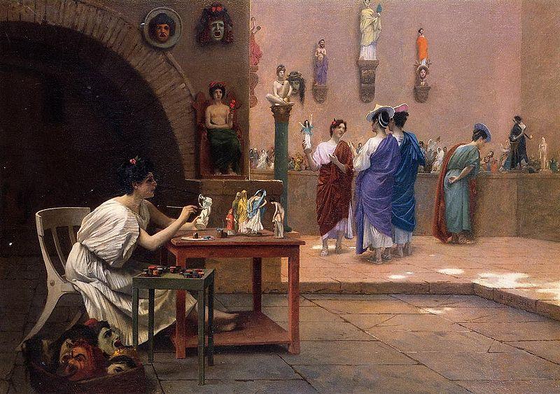 Jean Leon Gerome Painting Breathes Life into Sculpture